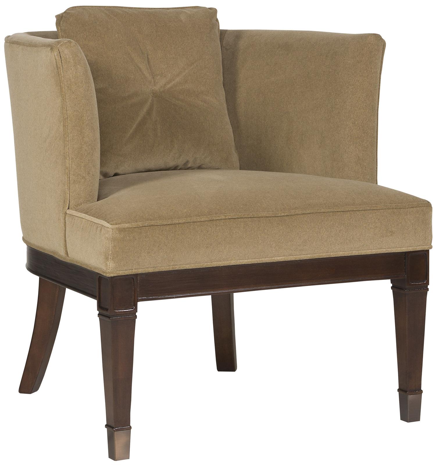 Vanguard Furniture Accent Chairs Drake Transitional Chair with Curved